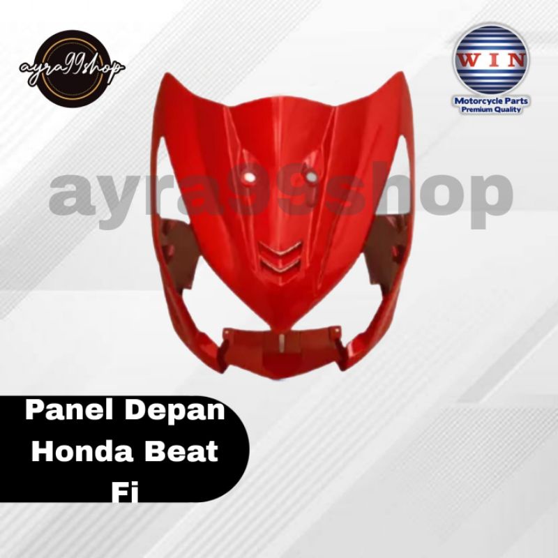 PANEL DEPAN PANEL LAMPU DEPAN HONDA BEAT FI 2013-2015 MERK WIN