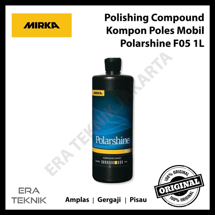 Polishing Compound Mirka Polarshine F05 1L Kompon Poles Mobil Otomotif