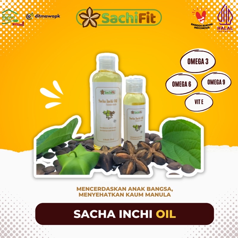 SachiFit Minyak Sacha Inchi 250 ml | SachiFit Sacha Inchi Oil 250 ml