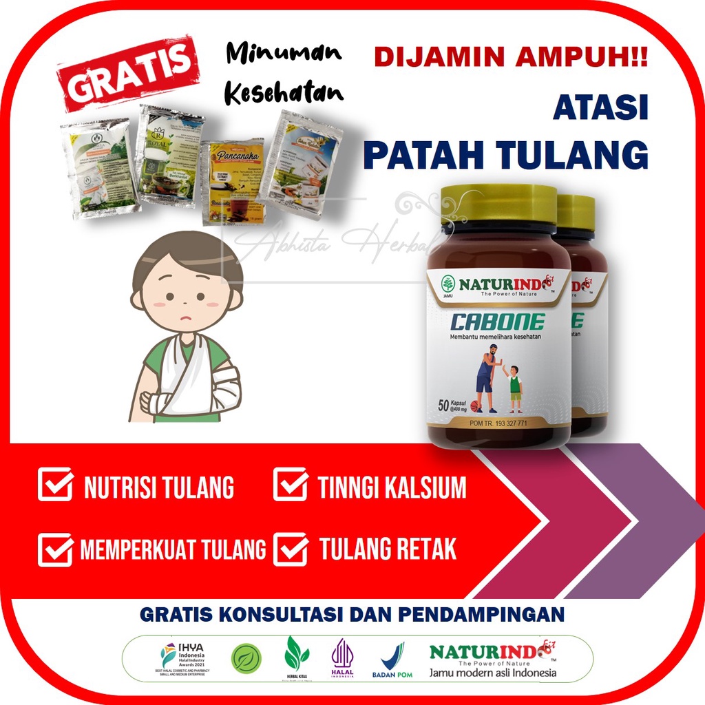 Obat Herbal Patah Tulang Sendi Kaki Tangan Patah Retak Ekor Gusi Bengkak Peninggi Badan Alami