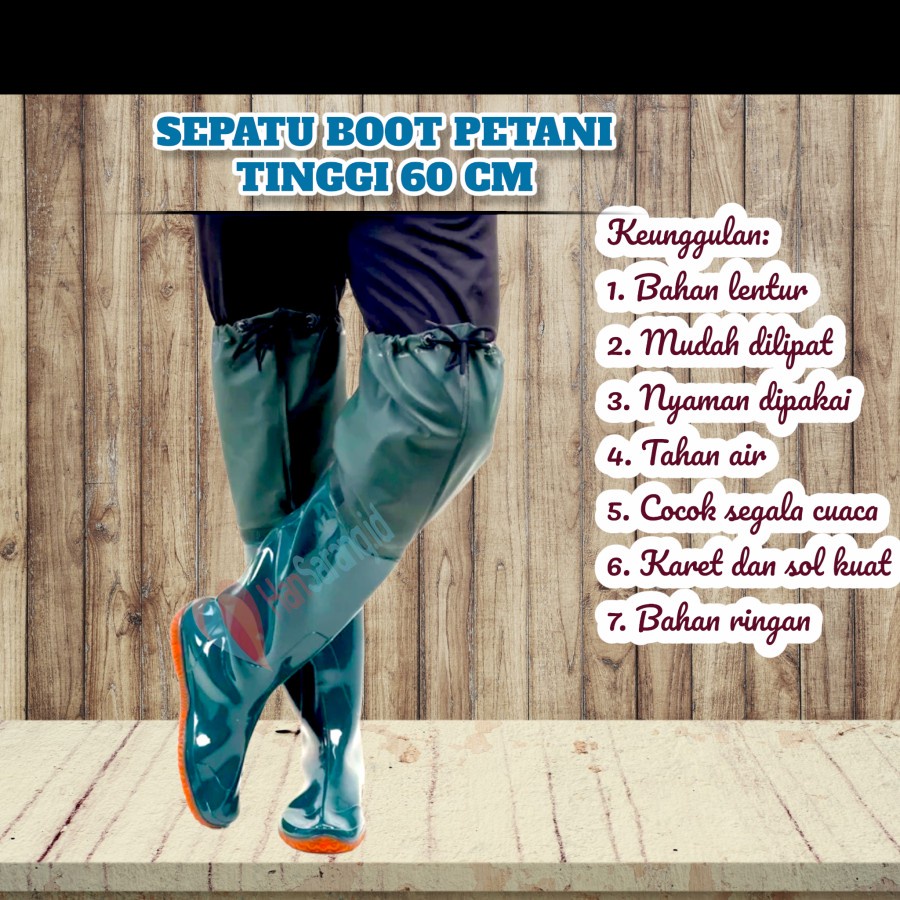 sepatu petani jepang sepatu pertanian  boot tani 60 CM