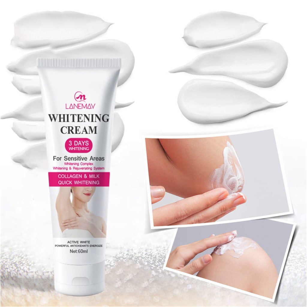 Underarm Armpit Whitening Cream - Krim Pemutih Ketiak dan Selangkangan Hitam | Underarm Cream Untuk Area Lipatan dan Bokong Hitam Pemutih Ketiak