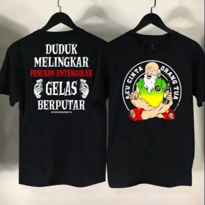 BISA COD KAOS ORANG TUA/KAOS PEJUANG RUPIAH/BAJU DISTRO KEKINIAN/ KAOS