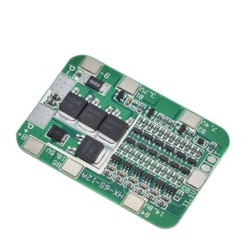 BMS 6S 24V 15A Papan PCB Pelindung Baterai Lithium 18650