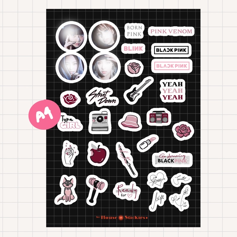 BLACKPINK Born Pink Unofficial Sticker (Fanmade)