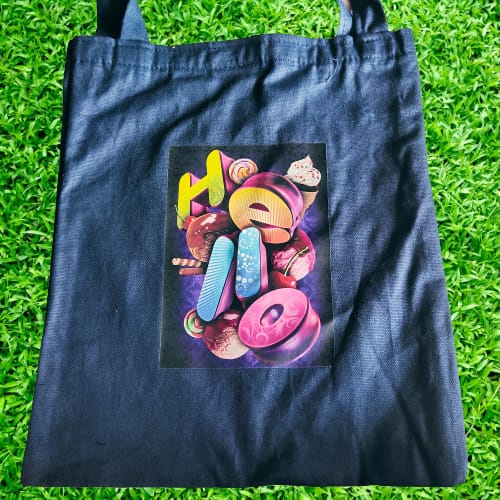 Tote bag Canvas DTF Quote / Tas Wanita Tote Kanvas Slingbag Bahu