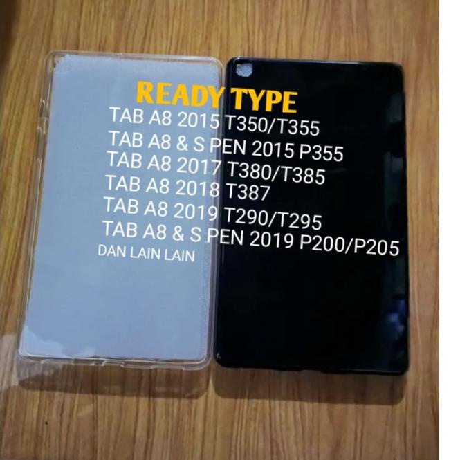 [K-7-W ㊚] CASE SOFTCASE TEBAL TABLET SAMSUNG TAB A8 2019 WITH S PEN/TAB A 2019 8 INCH/TAB A 8 2015/TAB A8 &amp; S PEN 2015/TAB A 8 2018/TAB A 8 2017(SM-P205/P200/P355/T290/T295/T350/T355/T380/T385/T387)-super keren