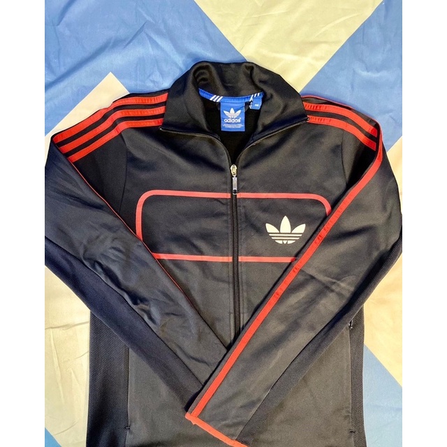 Tracktop Unisex Adidas Firebird Black Red