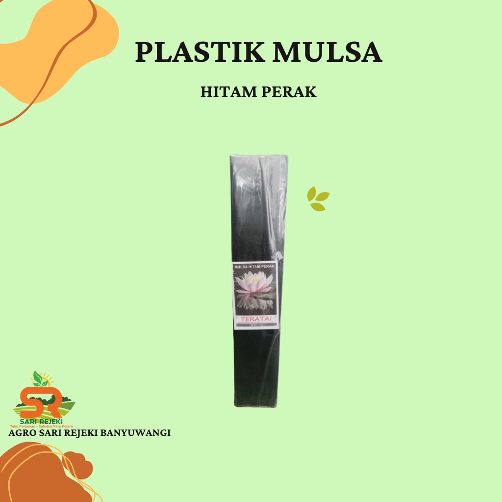 PLASTIK MULSA HITAM PERAK 1KG