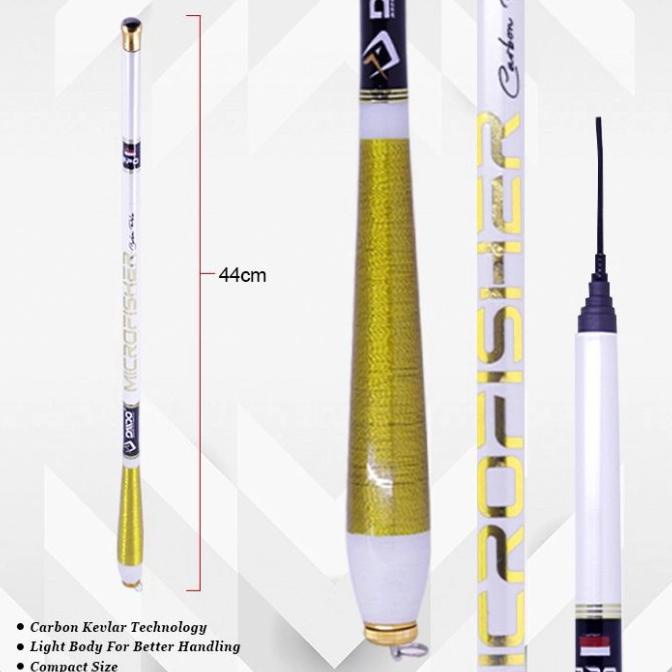 [Bayar DiTempat] JORAN TEGEK CARBON RUAS PENDEK DAIDO MICROFISHER 210-450