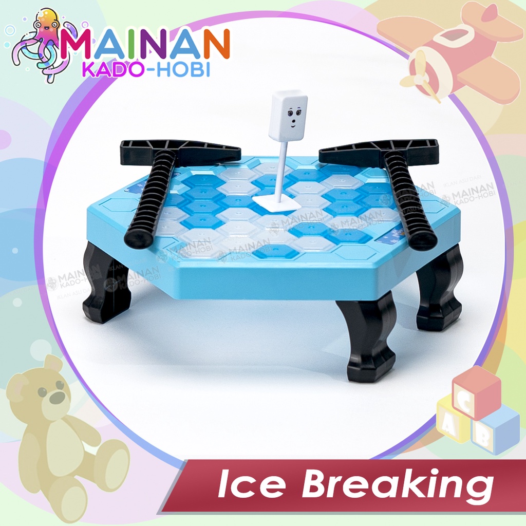 MAINAN EDUKASI ANAK PUKUL ES BALOK PRANK TOYS ICE BREAKING TRAP GAME