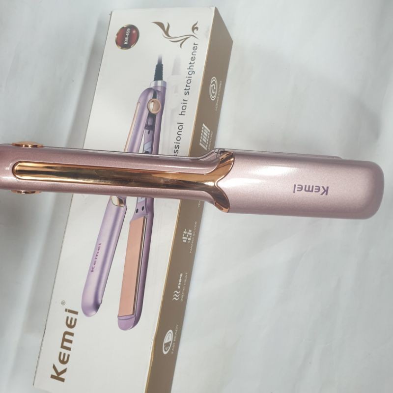 TARABABYSTORE/Catokan kemei lurus curly keriting KM 459 catok rebonding plat lebar