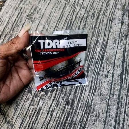 gir depan 13T 520 for R25 ninja 250 MT25 - gear depan 13T 520 original TDR