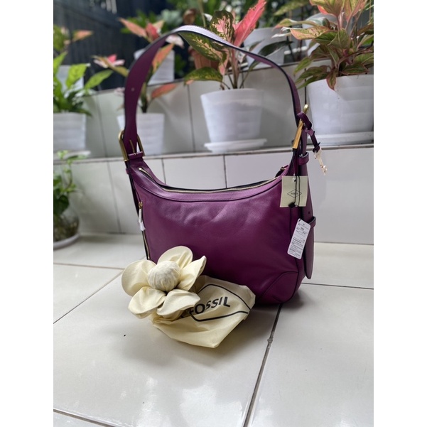 Hannah Hobo Magenta Fossil (original)