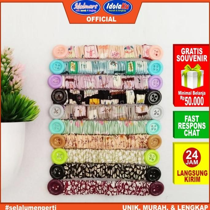 IDOLMART Konektor Masker Hijab Kain / PENGAIT MASKER JILBAB Kancing t-idolmartsurabaya Juara