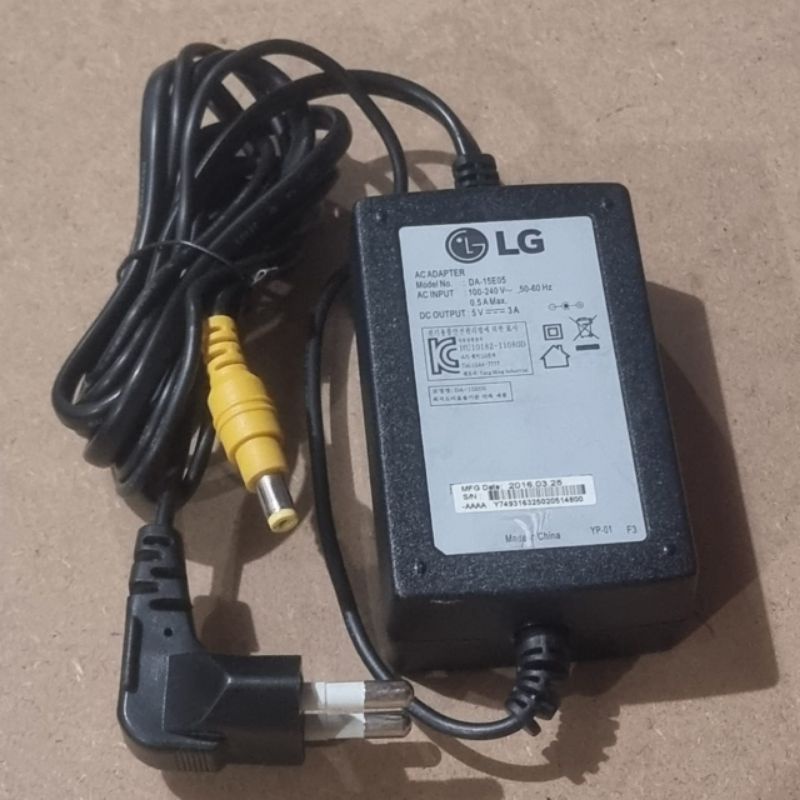 ADAPTOR 5V 3A LG KOREA ORIGINAL