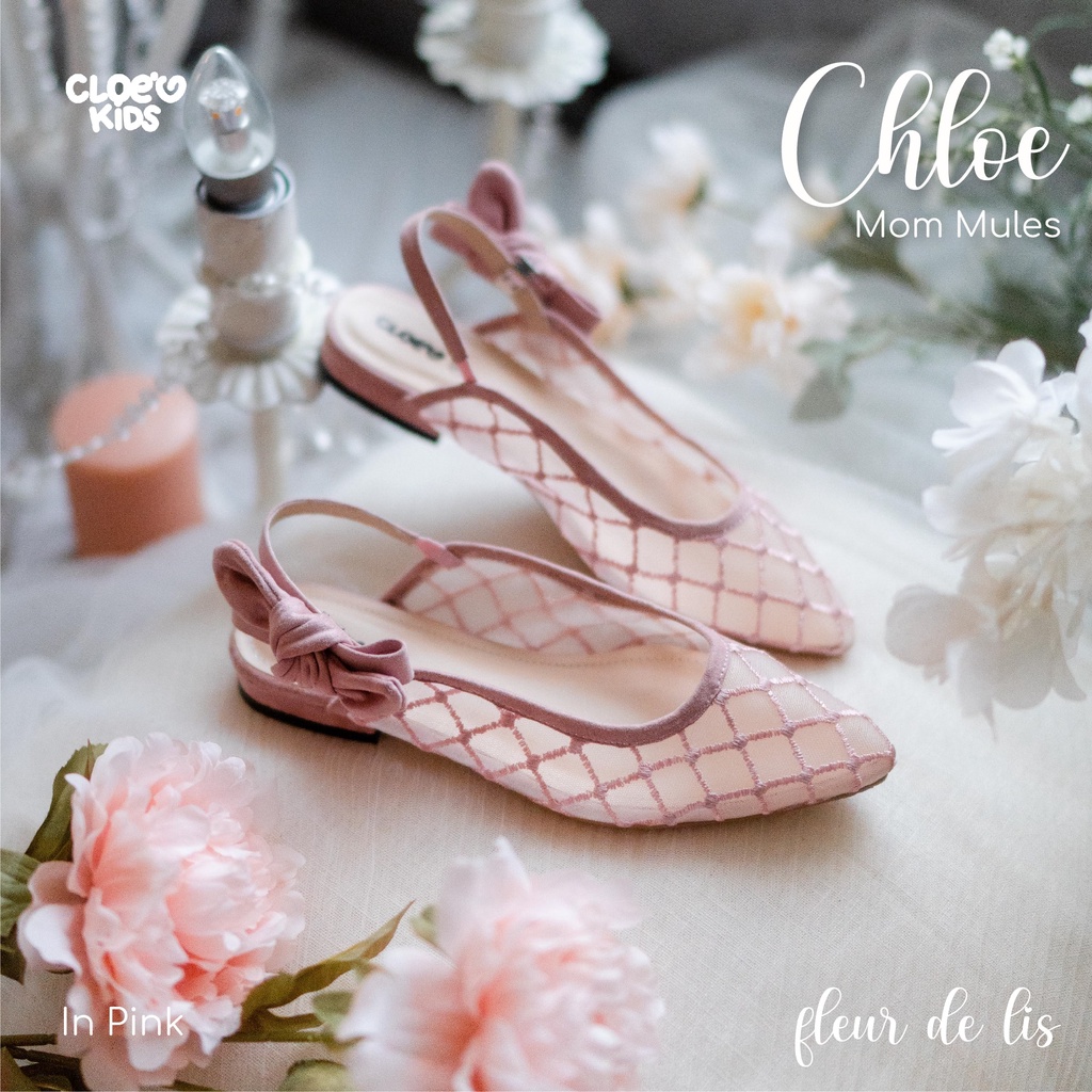 CLOEVKIDS - Mules Wanita Dewasa Chloe Mom Fleur De Liss