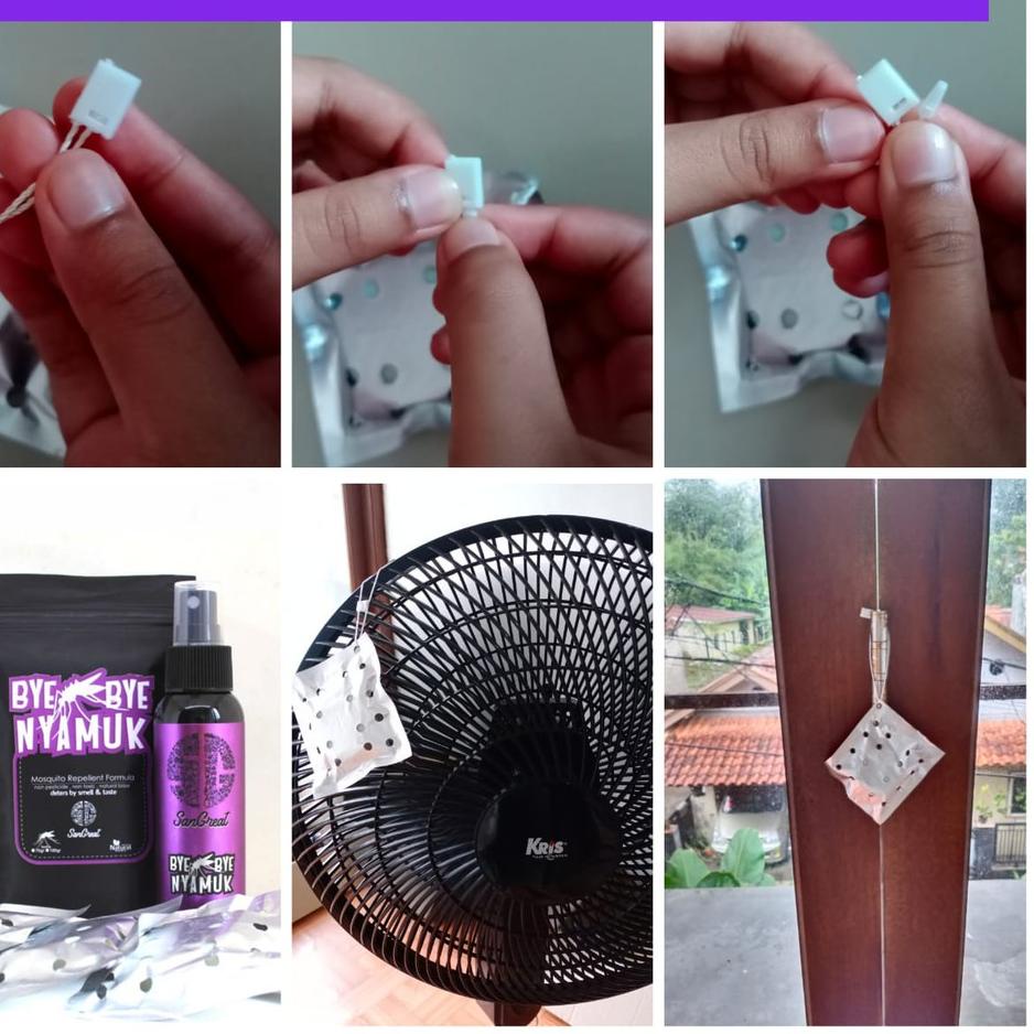 Chekout Anti serangga pengusir nyamuk gel siap gantung non pestisida aman dari SanGreat Bye Bye Nyam