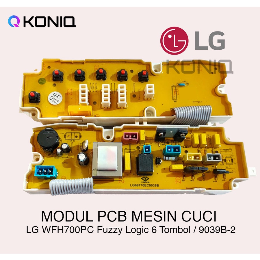 Modul PCB WFH700PC Mesin Cuci LG Fuzzy Logic WFA791TC / WFH777TC