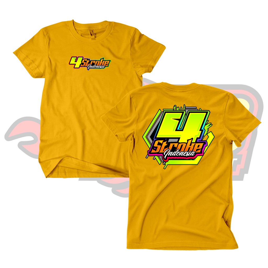 Baju Kaos Distro 4 Stroke Racing Balap