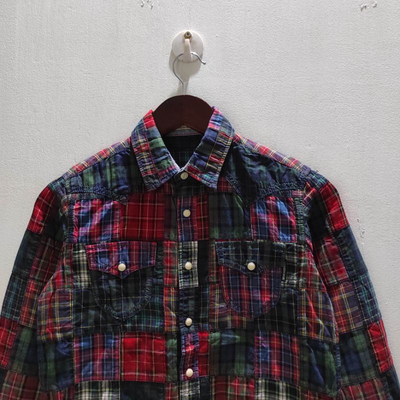 Kemeja Miki House patchwork size XS