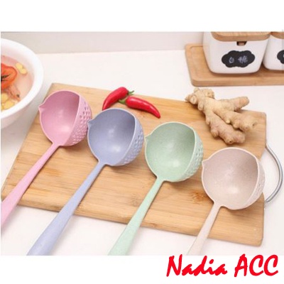 Centong Kuah Sop 2 In 1 Sendok Saring Sayur Soup C009
