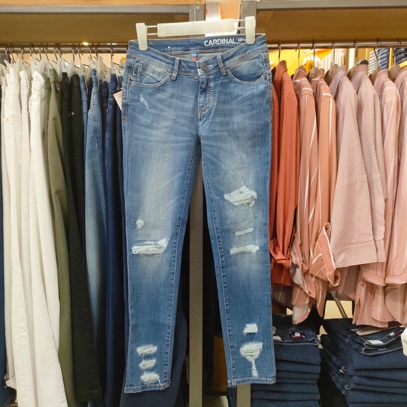 celana jeans wanita, celana jeans wanita model sobek-sobek CARDINAL GIRL 100% original