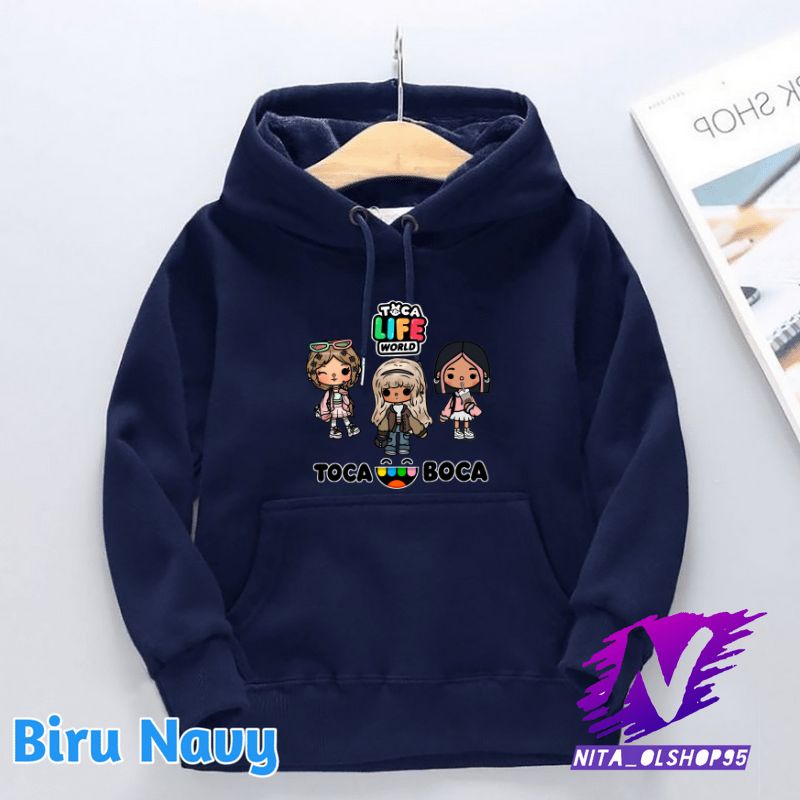 sweater hoodie anak toca boca toca life world