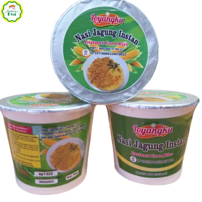 

Nasi Jagung Instan Cup Siap Seduh