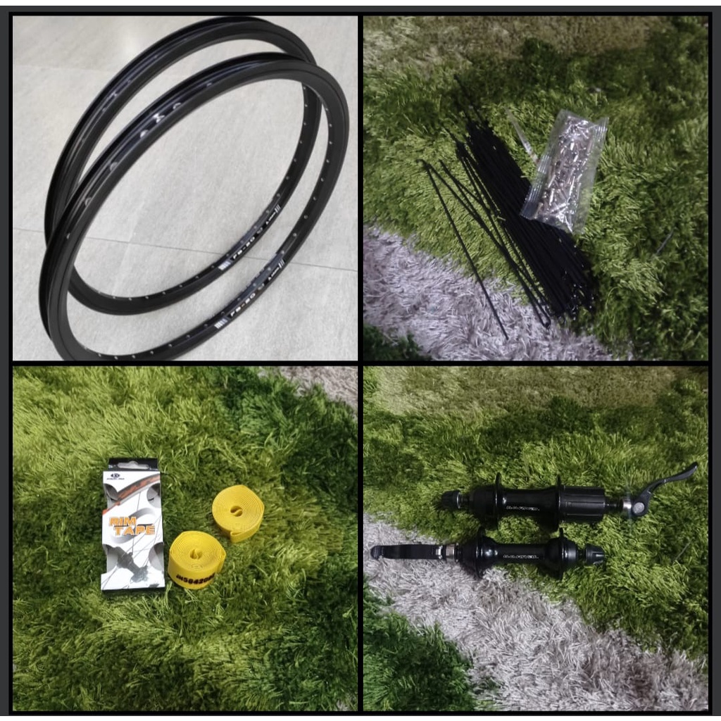 WHEELSET 20 406 INCH V BRAKE WHEELSET SEPEDA LIPAT V BRAKE