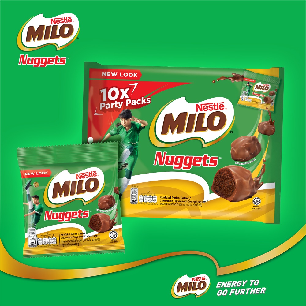 

Milo Nuggets 10 pcs x 15 gr Susu Coklat Milo Nugget NESTLE Malaysia Original Malaysia