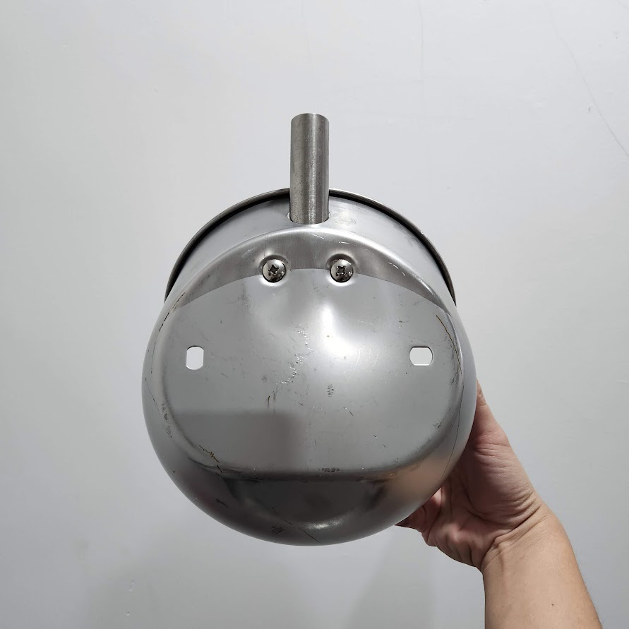 Tempat Minum Babi BESAR 21 CM Piglet Nipple Nipel Nepel Mangkok Minum Anak Babi Stainless Steel Drinking Bowl Artupic
