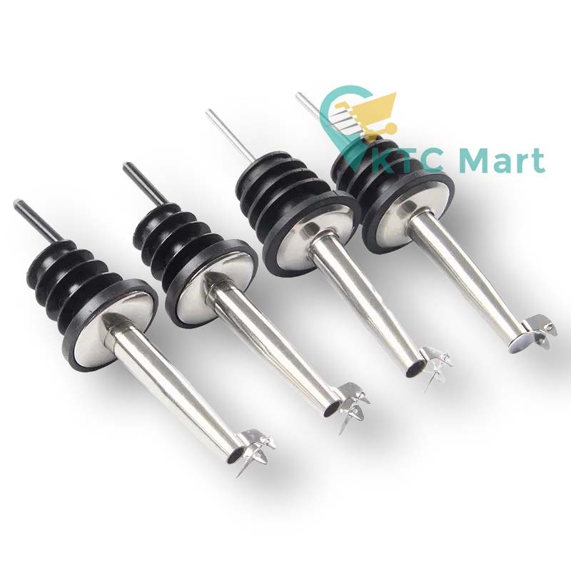 KTCmart - Bottle Pourer Stainless - Wine Pourer Syrup - Penutup Botol - Penuang Botol Kecap Minyak Sayur
