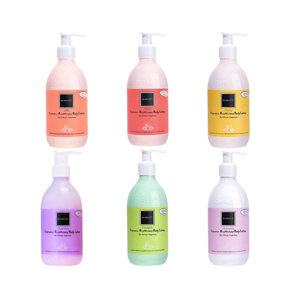 Scarlett Whitening Body Lotion / Handbody Scarlett - Happy / Jolly / Romansa / Charming / Freshy / F