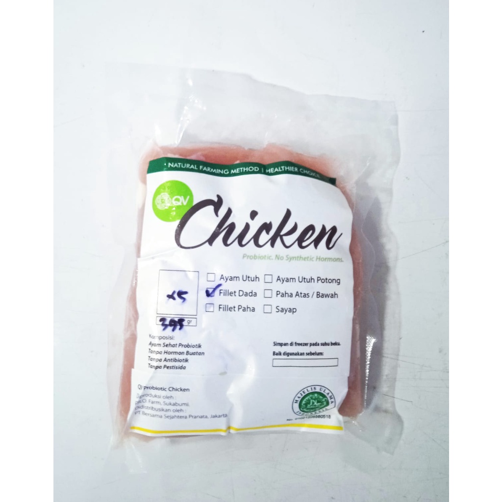 

Fillet Dada Ayam Probiotik Organik Frozen 250gr (XS)