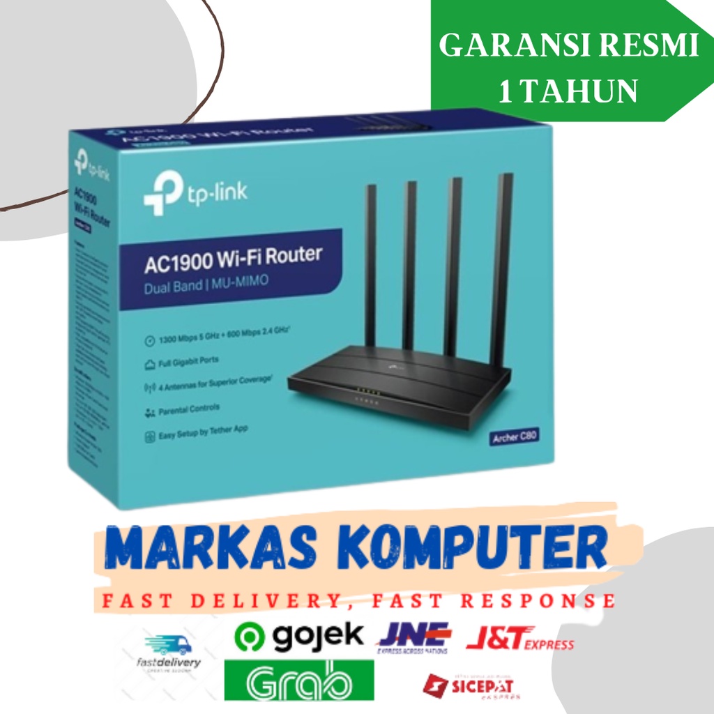 TP-Link Archer C80 AC1900 Wireless MU-MIMO Wi-Fi Router C 80 Archer