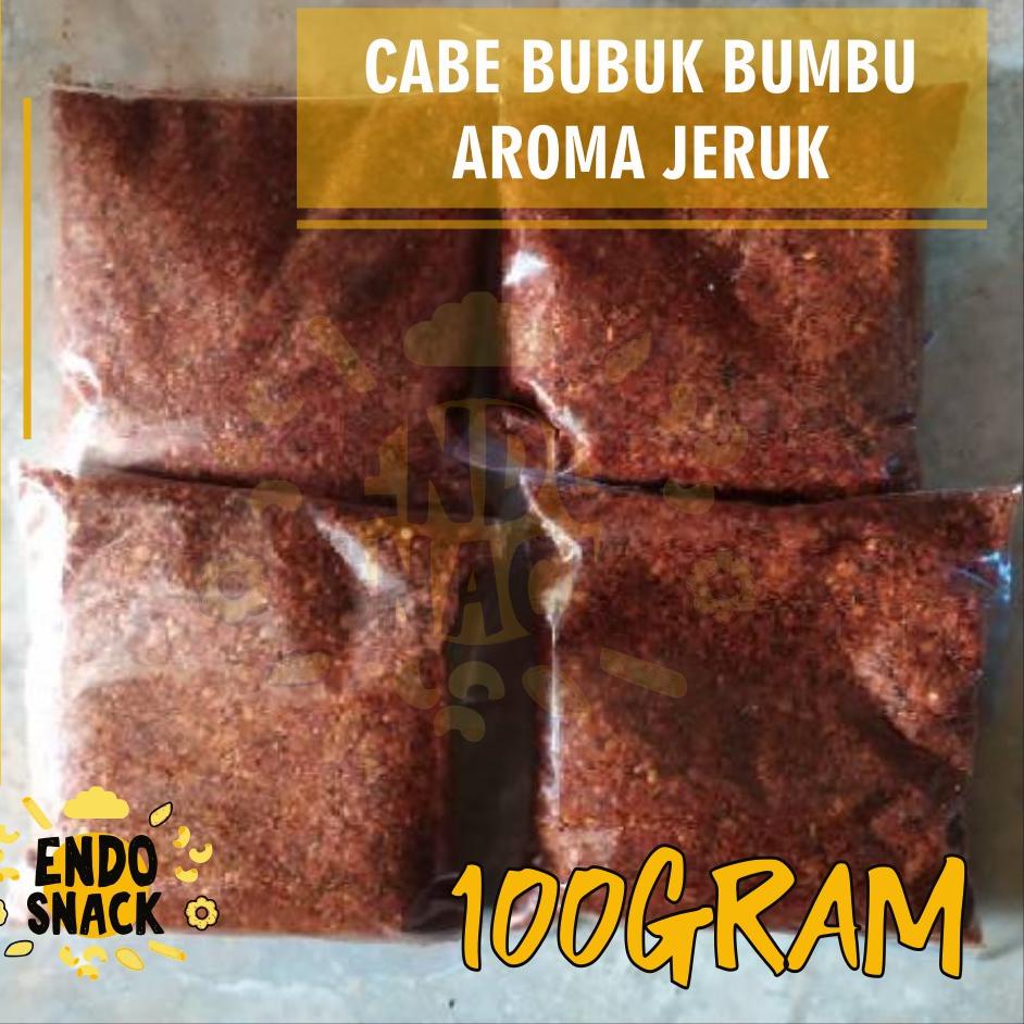 

STAR 100gr Cabe Bubuk Kering Aroma Jeruk di Jamin Pedasss cocok untuk Pelengkap Baso Aci, Baso, Mie
