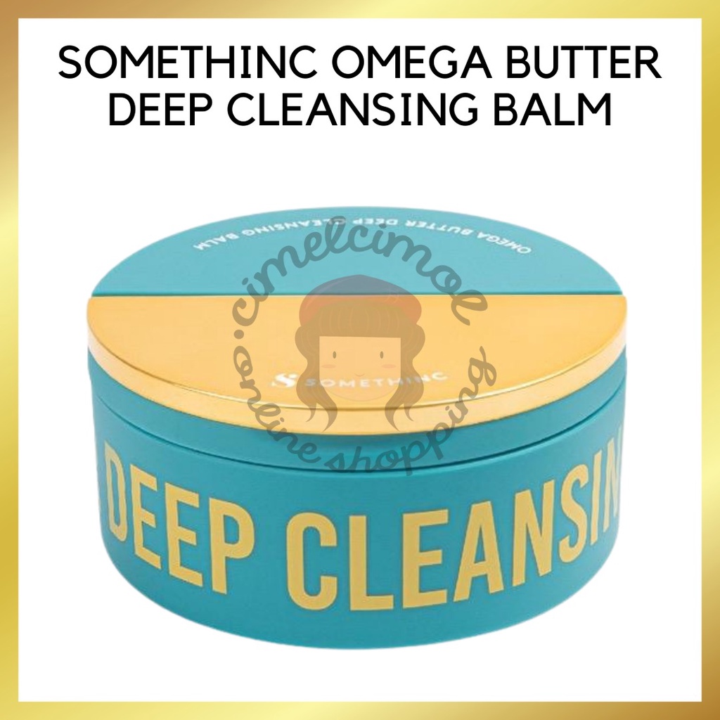 [PROMO] BPOM SOMETHINC OMEGA BUTTER DEEP CLEANSING BALM 40gr &amp; Travel Size 5gr 100% ORIGINAL TERMURAH