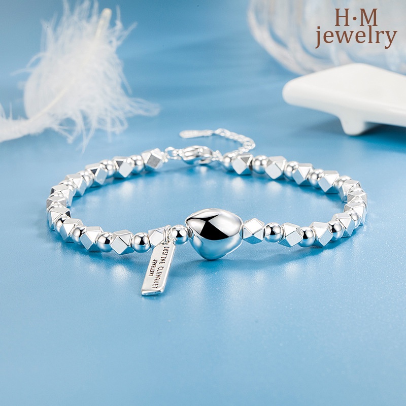 Gelang Huruf Baru Gelang Huruf Potongan Kecil Silver Doudou Tag Gaya Dingin Gelang2022