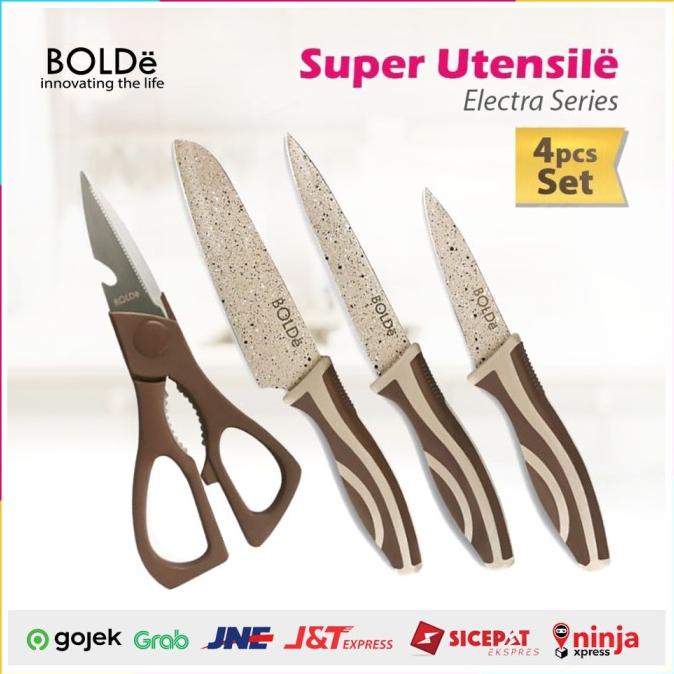 Pisau Bolde Pisau Set Bolde Super Utensile Electra Series Pisau Dapur
