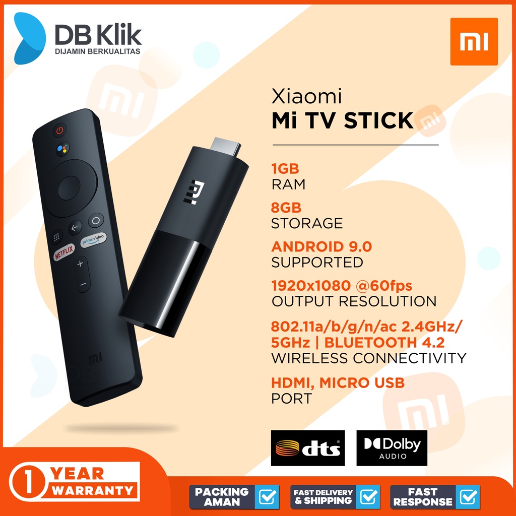 MI TV Stick Android - Xiaomi MI TV Stick Andorid TV Google Assistant
