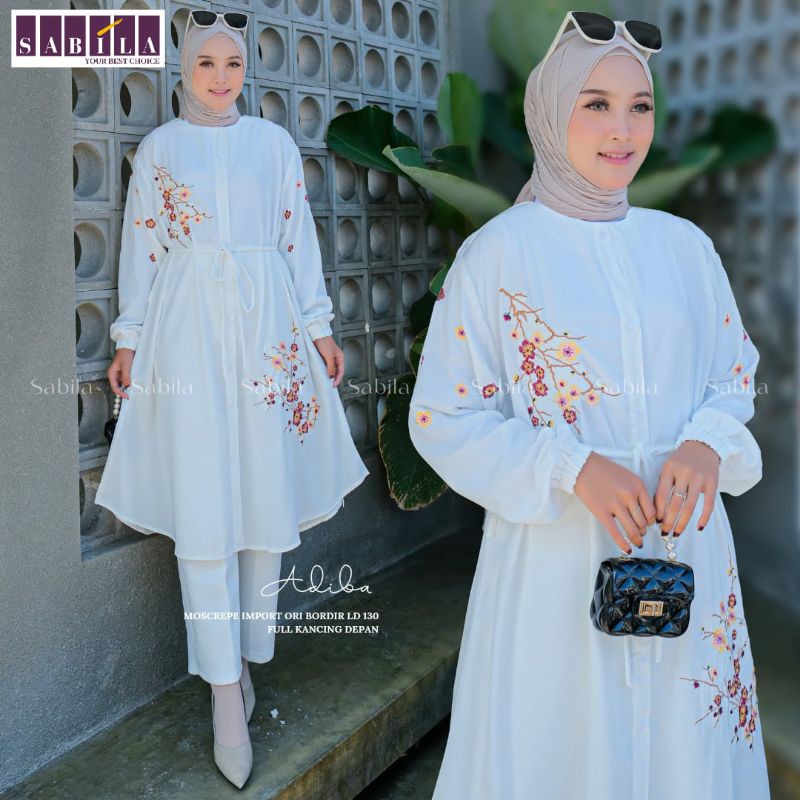 Blouse Putih Jumbo Bordir