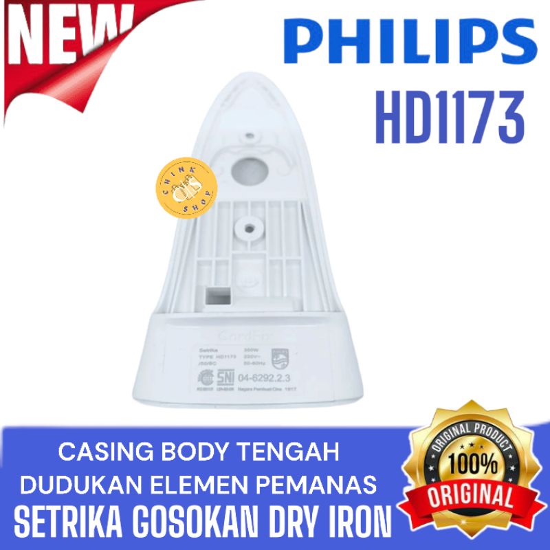 BODY TENGAH ELEMEN SOLE PLATE PHILIPS SETRIKA HD1173 HD 1173 GOSOKAN ORI