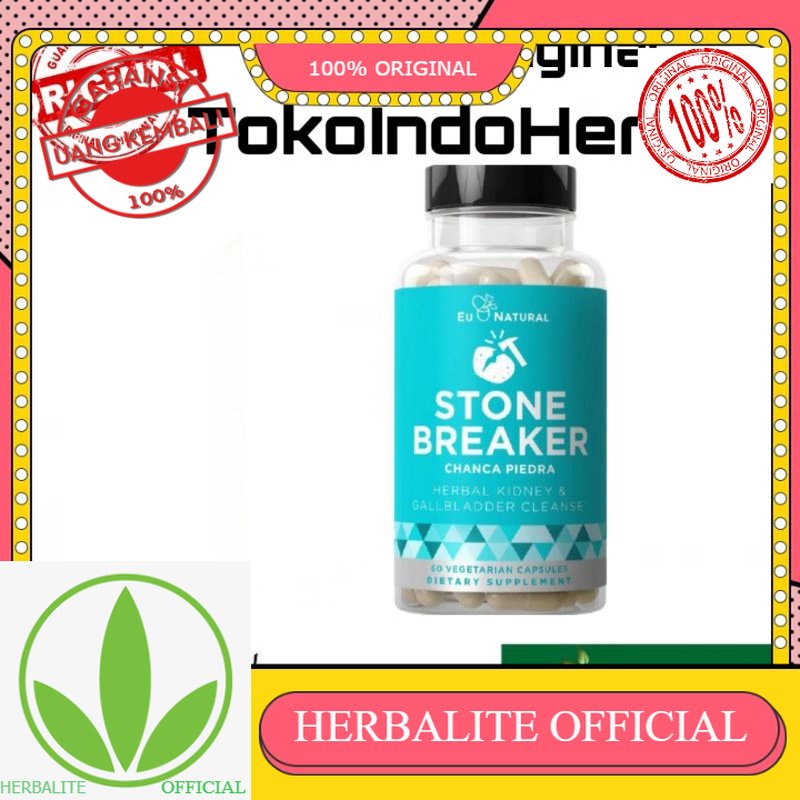 100% ORIGINAL EuNatural / Eu Natural Stone Breaker Obat Penghancur Batu Ginjal / Empedu Herbal