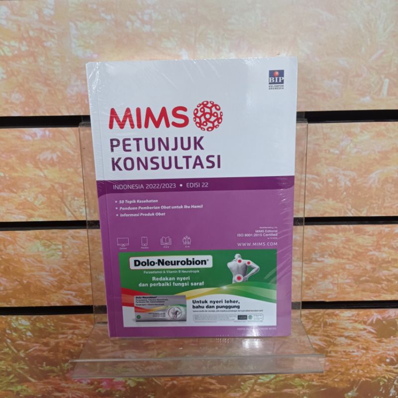 Jual Buku MIMS Petunjuk Konsultasi Edisi 22 Tahun 2022/2023 Original
