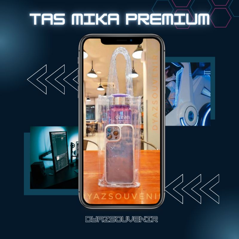 Tas Mika Hampers Tumblr tas souvenir mika pvc tas wanita tas acara tas wedding tas ultah tas parcel 