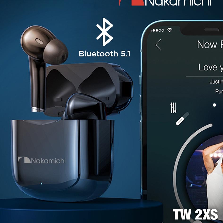 Viral Nakamichi TW2XS True Wireless Earbuds Bluetooth Earphone TWS Gaming HD