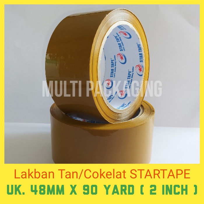 

Lakban Bening dan Cokelat Star Tape 2 inch 90 yard