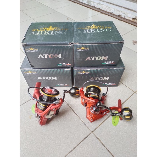 reel spining Ajiking Atom 2022 power handle