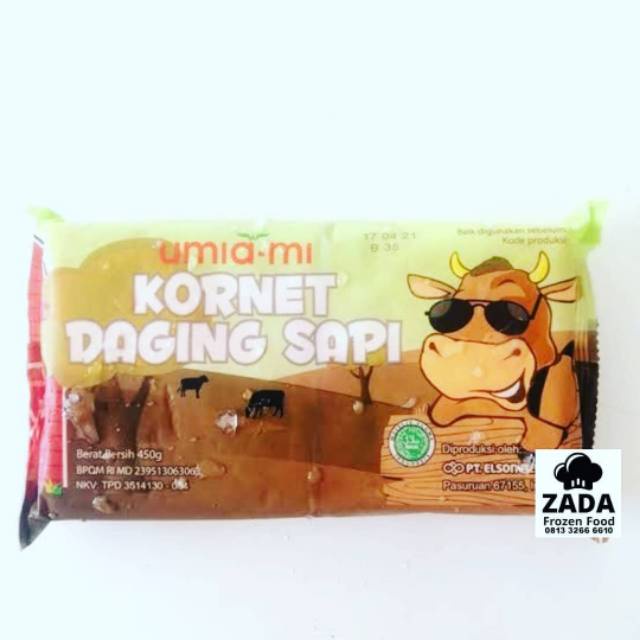 Umia-mi Kornet Daging Sapi 450Gr